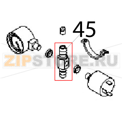 Connector Angelo Po FM1221E1 Connector Angelo Po FM1221E1Запчасть на деталировке под номером: 45