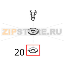 Seal washer ø8 Bear Varimixer AR80 VL-1S Seal washer ø8 Bear Varimixer AR80 VL-1SЗапчасть на деталировке под номером: 20