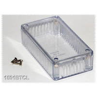 Корпус 112x62x31 мм, материал: поликарбонат, 1 шт Hammond 1591BTCL