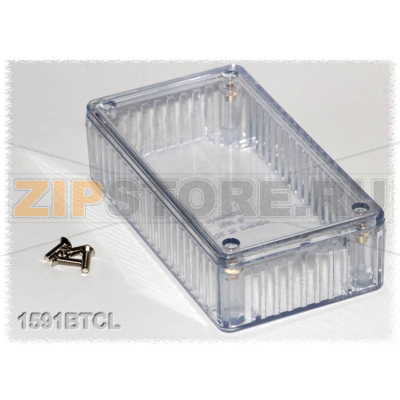 Корпус 112x62x31 мм, материал: поликарбонат, 1 шт Hammond 1591BTCL 