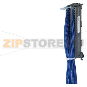 ФРОНТШТЕКЕР ДЛЯ SIMATIC S7-1500, 40-ПОЛЮСНЫЙ (6ES7592-1AM00-0XB0) C 40 ОДНОЖИЛЬНЫМИ КАБЕЛЯМИ СЕЧЕНИЕМ 0,5 КВ.ММ ТИП КАБЕЛЯ H05V-K, ВИНТОВОЕ ПОДКЛЮЧЕНИЕ, ДЛИНА КАБЕЛЕЙ = 8,0 М Siemens 6ES7922-5BJ00-0AC0 