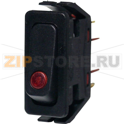 Переключатель клавишный 250 В/AC, 16 А, 1 x вкл/выкл, 1 шт Arcolectric C6003PLNAA 