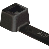 Стяжки кабельные, черные, 100 шт HellermannTyton T18L-PA66HS-BK
