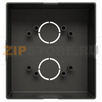 Коробка для формирования ниши, 1/1, чёрная ABB 2TMA130160B0017