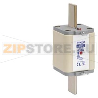 ПЛАВКАЯ ВСТАВКА НИЗКОВОЛЬТНАЯ GL/GG С ИЗОЛИРОВАННЫМИ ВЫСТУПАМИ ДЛЯ МОНТ./ДЕМОНТ. С ЦЕНТРАЛЬНЫМ ИНДИКАТОРОМ ТИПОРАЗМЕР 2, Iном.=400A, Uном.=400В Siemens 3NA6260-4