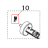 Ribbon encoder sensor TSC ME340