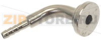 90° CURVED NIPPLE WITH FLAT STEM 5/8