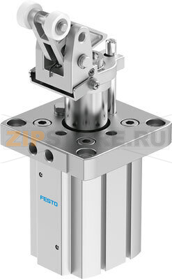 Пневмоцилиндр стопорный Festo DFST-50-30-DL-Y4-A-G2 
