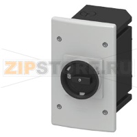 ЛИТОЙ ПЛАСТИКОВЫЙ КОРПУС ДЛЯ МОНТАЖА В СТЕНУ С ПОВОРОТНЫМ МЕХАНИЗМОМ УПРАВЛЕНИЯ ЗАПИРАЕМ Siemens 3RV1923-2DA00