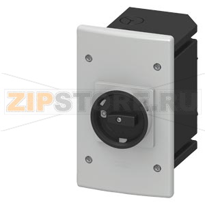 ЛИТОЙ ПЛАСТИКОВЫЙ КОРПУС ДЛЯ МОНТАЖА В СТЕНУ С ПОВОРОТНЫМ МЕХАНИЗМОМ УПРАВЛЕНИЯ ЗАПИРАЕМ Siemens 3RV1923-2DA00 