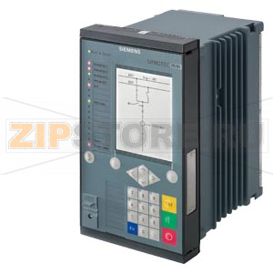 7SL82 дифф./дистанц. защита со стандартным вариантом 2/6 x 19&quot;утоп., 11 ДВх, 9 ДВых модули: IO102, PS101 количество СИД: 16 встроенная панель управления маленький дисплей дизайн лицевой панели: стандарт Siemens P1C59459 
