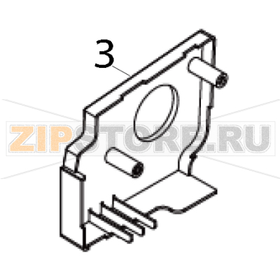 DC motor cover TSC TA210 DC motor cover TSC TA210Запчасть на деталировке под номером: 3