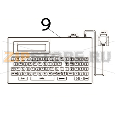 KU-007 Plus, programmable keyboard unit TSC TA300 KU-007 Plus, programmable keyboard unit TSC TA300Запчасть на деталировке под номером: 9