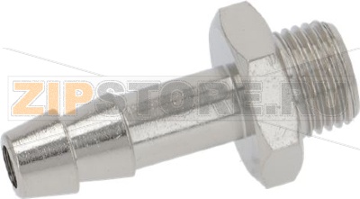 HOSE END FITTING ø 1/8M ø 7 NICKEL 