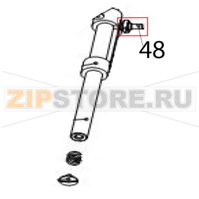 Small shaft Hurakan HKN-HM220M Small shaft Hurakan HKN-HM220MЗапчасть на деталировке под номером: 48