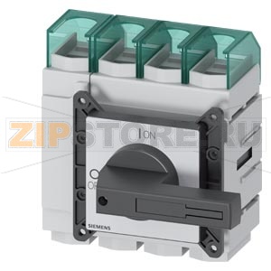 ГЛАВНЫЙ КОНТРОЛЬНЫЙ ВЫКЛЮЧАТЕЛЬ 4-ПОЛЮСА FRONT MOUNTING FOUR-HOLE MOUNTING ROTARY ACTUATOR BLACK Siemens 3LD2405-1TL11 
