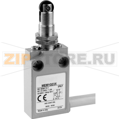 Выключатель концевой с роликом 24 В, 5 А, IP67, 1 шт Panasonic MEM1G22ZD 
