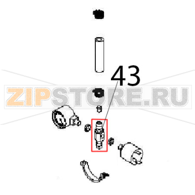 Connector Angelo Po FM611E1 Connector Angelo Po FM611E1Запчасть на деталировке под номером: 43