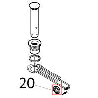 Lock nut 1/2'' Silanos E1000