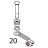 Lock nut 1/2'' Silanos E1000