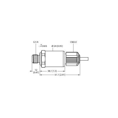 Датчик давления Turck PT60R-2004-I2-CM2.0/O 