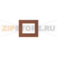 TECO Frame - 1 gang Decente, mahagony