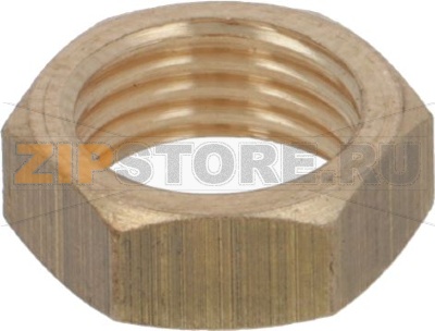 NUT BRASS M10x1 KEY 12 mm HEIGHT 4.5 mm 