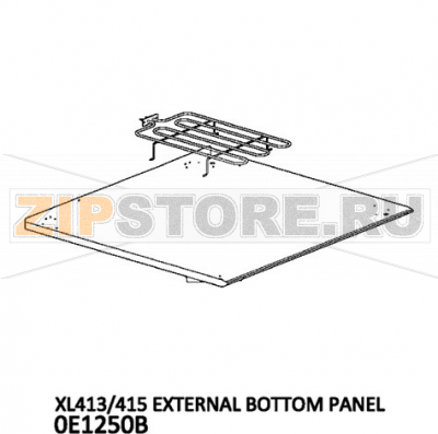 External bottom panel Unox XL 415 External bottom panel Unox XL 415Запчасть на деталировке под номером: 3Название запчасти на английском языке: External bottom panel Unox XL 415