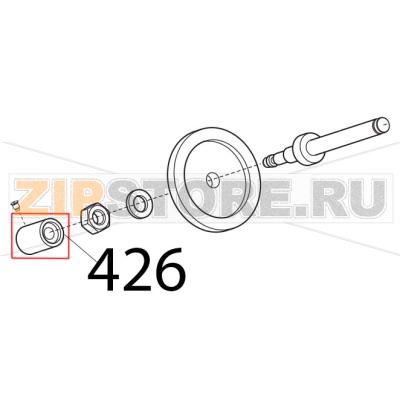 Pulsante sbavatura Sirman Canova 300 Pulsante sbavatura Sirman Canova 300Запчасть на деталировке под номером: 426