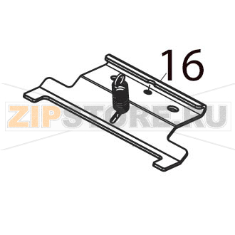 Pinch roller spring plate Toshiba TEC B-SX4T-GS10-QQ-CCS Pinch roller spring plate Toshiba TEC B-SX4T-GS10-QQ-CCSЗапчасть на деталировке под номером: 16