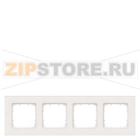 DELTA MIRO ТИТАНОВОБЕЛЫЙ РАМКА 4-МЕСТНАЯ Siemens 5TG1114-0