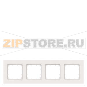 DELTA MIRO ТИТАНОВОБЕЛЫЙ РАМКА 4-МЕСТНАЯ Siemens 5TG1114-0 