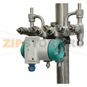 3-х вентильный блок DN 8 для неагрессивных жидкостей и газов, макс. давление 420 бар, подключение к процессу накидная гайка с обжимным кольцом под трубку Д 12 мм, без контрольного штуцера, Siemens 7MF9416-1B. 