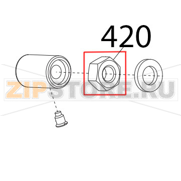Dado es. DIN934, M6 Sirman Mirra 300 Y09 Dado es. DIN934, M6 Sirman Mirra 300 Y09Запчасть на деталировке под номером: 420