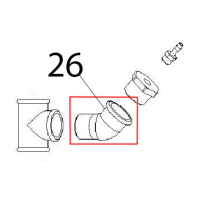 Elbow 45 °C 1"" MF" Angelo Po 04WCP1EM