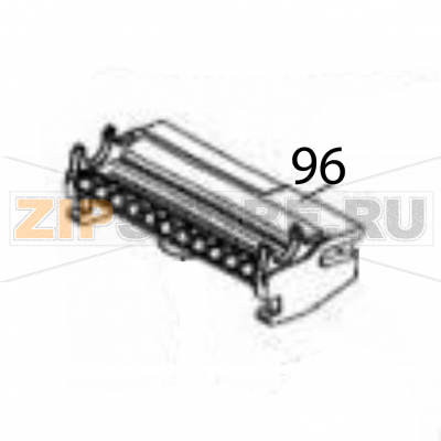 Печатающая термоголовка Sato CG212DT (305dpi) Печатающая термоголовка для принтера Sato CG212DT (305dpi)Запчасть на деталировке под номером: 96