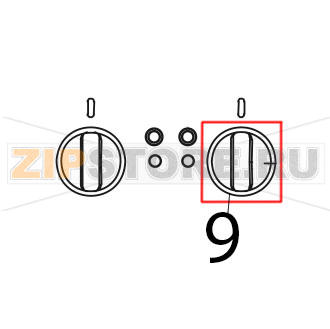Boiling pan grey knob Tecnoinox P70IE7 Boiling pan grey knob Tecnoinox P70IE7Запчасть на деталировке под номером: 9
