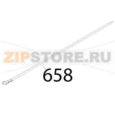 Cavetto massa terra UL Sirman Mirra 250 C Cavetto massa terra UL Sirman Mirra 250 CЗапчасть на деталировке под номером: 658