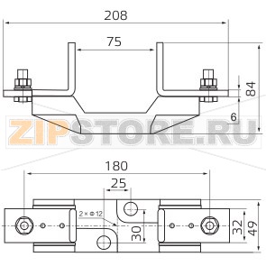 Держатель предохранителя 630 А, 1 полюс Sinvel SVF-FH81FE630-1 