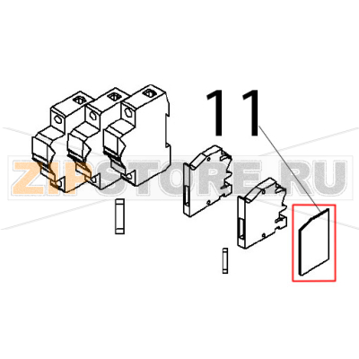 Board terminal Angelo Po BX101E Board terminal Angelo Po BX101EЗапчасть на деталировке под номером: 11
