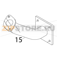 Main cover gas pipe Fagor VG-201