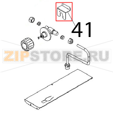 Supporto rubinetto Angelo Po 1G1BR1E Supporto rubinetto Angelo Po 1G1BR1EЗапчасть на деталировке под номером: 41