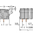 PCB terminal block; push-button; 2.5 mm; Pin spacing 5/5.08 mm; 24-pole; suitable for Ex-e applications; CAGE CLAMP®; commoning option; 2,50 mm; light gray Wago 255-424/000-009/999-950 - PCB terminal block; push-button; 2.5 mm; Pin spacing 5/5.08 mm; 24-pole; suitable for Ex-e applications; CAGE CLAMP®; commoning option; 2,50 mm; light gray Wago 255-424/000-009/999-950