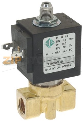 ELETTROVALVOLA ODE 3 VIE ø 1/4 230V 8W 