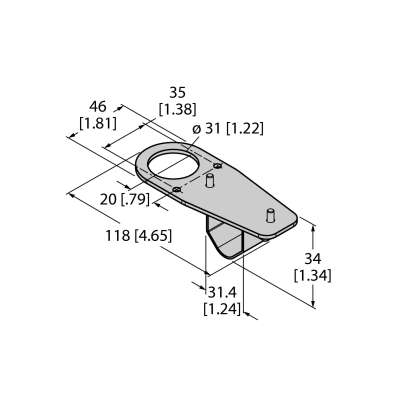 Кронштейн монтажный Turck SMB30FVK 