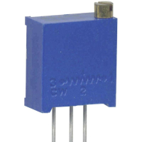Резистор подстроечный 12-оборотный, линейный, 0.25 Вт, 10 кОм, 4320°, 1 шт Weltron WEL3266-Y-103-LF