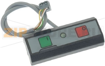 RECTANGUL. PUSH-BUTTON PANEL 0-I W/BOARD 