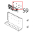 Supporto per scheda 24POT98 Unox XV 703G
