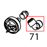 Pipe 90°, D.10 Tecnoinox GFB10DS