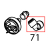 Pipe 90°, D.10 Tecnoinox GFB10DS